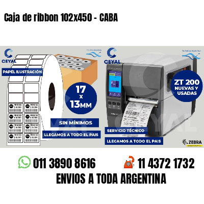 Caja de ribbon 102x450 - CABA