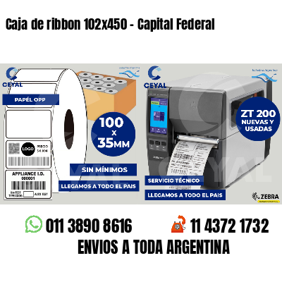 Caja de ribbon 102x450 - Capital Federal