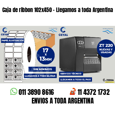 Caja de ribbon 102x450 - Llegamos a toda Argentina