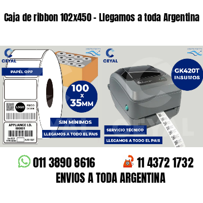 Caja de ribbon 102x450 - Llegamos a toda Argentina