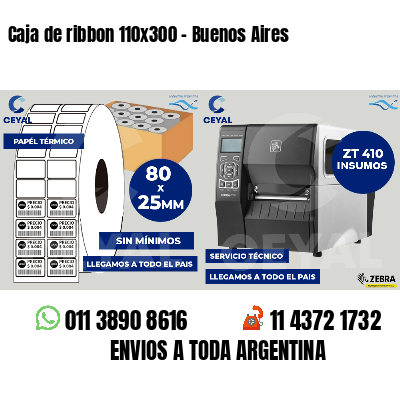 Caja de ribbon 110x300 - Buenos Aires