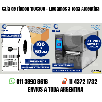 Caja de ribbon 110x300 - Llegamos a toda Argentina