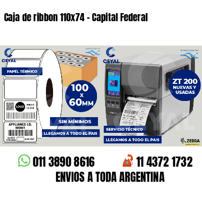 Caja de ribbon 110x74 - Capital Federal