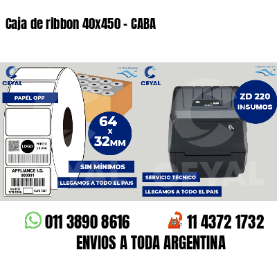 Caja de ribbon 40x450 - CABA