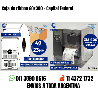 Caja de ribbon 60x300 - Capital Federal