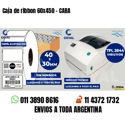 Caja de ribbon 60x450 - CABA