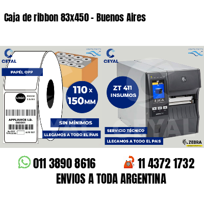 Caja de ribbon 83x450 - Buenos Aires