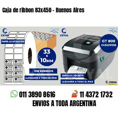 Caja de ribbon 83x450 - Buenos Aires