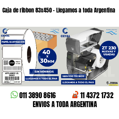 Caja de ribbon 83x450 - Llegamos a toda Argentina