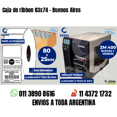 Caja de ribbon 83x74 - Buenos Aires