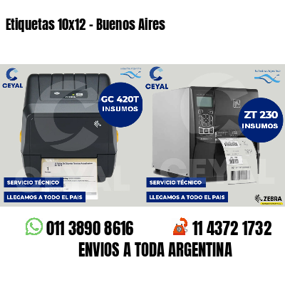 Etiquetas 10x12 - Buenos Aires