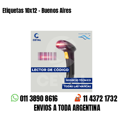 Etiquetas 10x12 - Buenos Aires