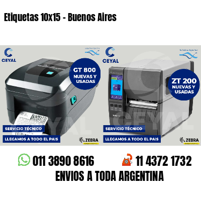 Etiquetas 10x15 - Buenos Aires