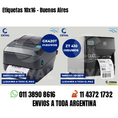 Etiquetas 10x16 - Buenos Aires