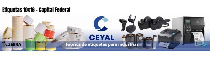 Etiquetas 10x16 - Capital Federal
