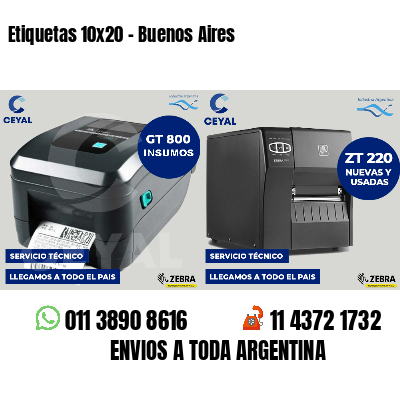 Etiquetas 10x20 - Buenos Aires