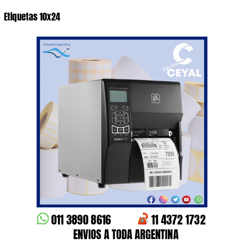 Etiquetas 10×24