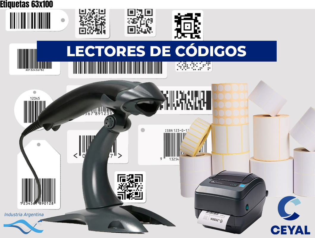 Etiquetas 63x100