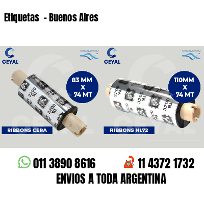 Etiquetas  - Buenos Aires