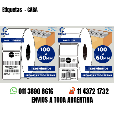 Etiquetas  - CABA