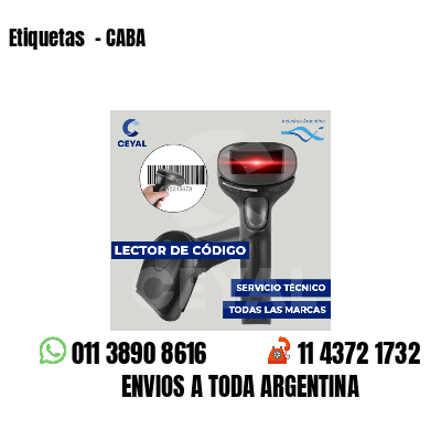 Etiquetas  - CABA