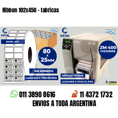 Ribbon 102x450 - fabricas
