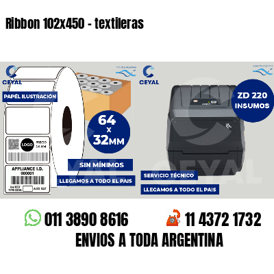 Ribbon 102x450 - textileras