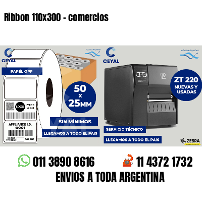 Ribbon 110x300 - comercios