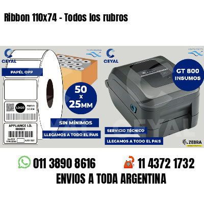 Ribbon 110x74 - Todos los rubros
