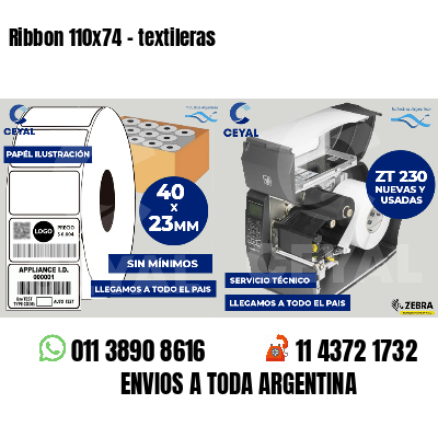 Ribbon 110x74 - textileras
