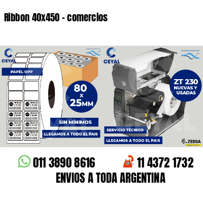 Ribbon 40x450 - comercios