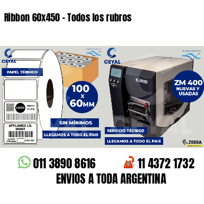 Ribbon 60x450 - Todos los rubros