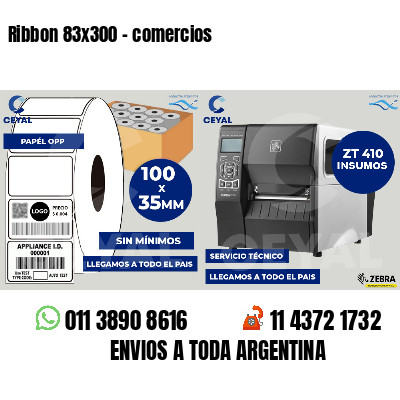 Ribbon 83x300 - comercios