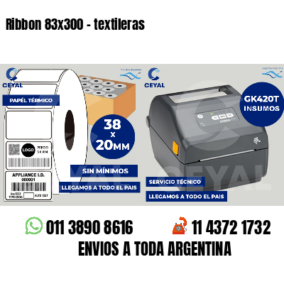 Ribbon 83x300 - textileras