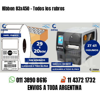 Ribbon 83x450 - Todos los rubros
