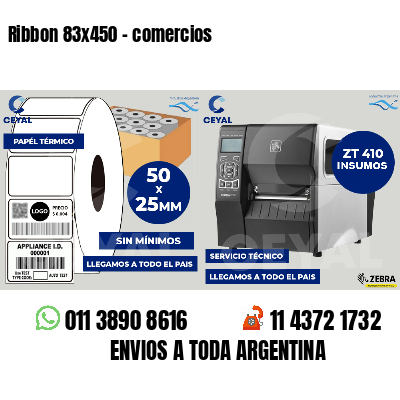Ribbon 83x450 - comercios