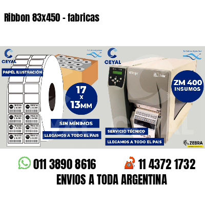 Ribbon 83x450 - fabricas