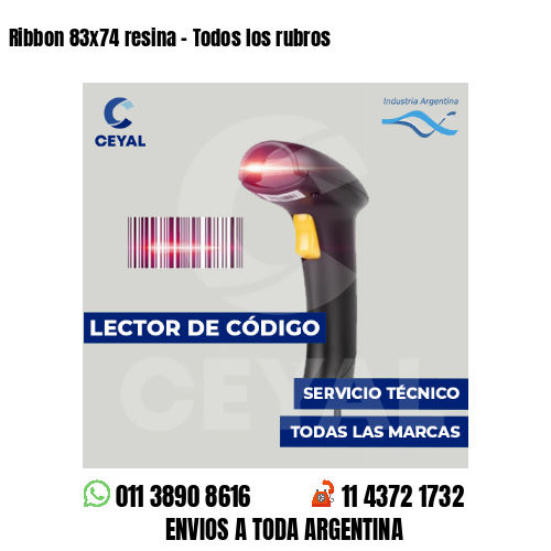 Ribbon 83x74 resina - Todos los rubros