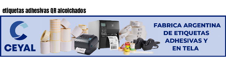 etiquetas adhesivas QR alcolchados
