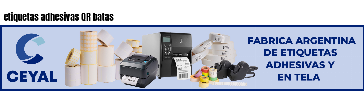 etiquetas adhesivas QR batas