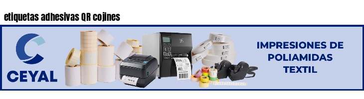 etiquetas adhesivas QR cojines