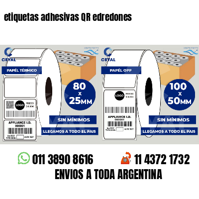 etiquetas adhesivas QR edredones