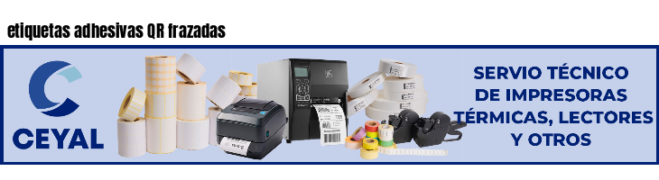 etiquetas adhesivas QR frazadas