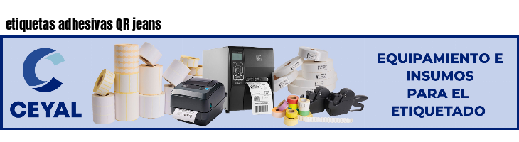 etiquetas adhesivas QR jeans