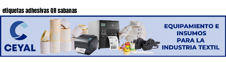 etiquetas adhesivas QR sabanas