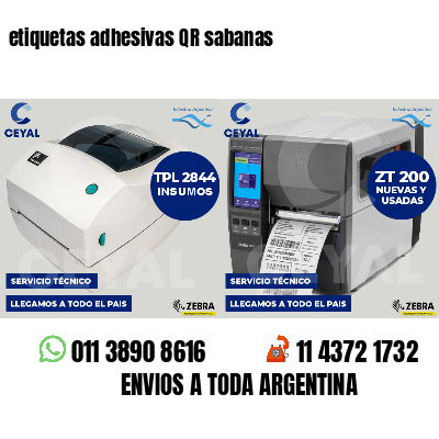 etiquetas adhesivas QR sabanas