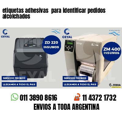 etiquetas adhesivas  para identificar pedidos alcolchados