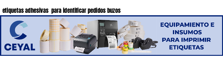 etiquetas adhesivas  para identificar pedidos buzos