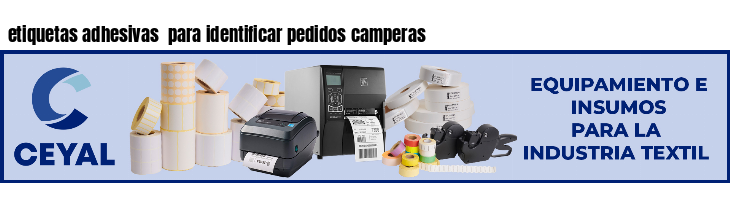 etiquetas adhesivas  para identificar pedidos camperas