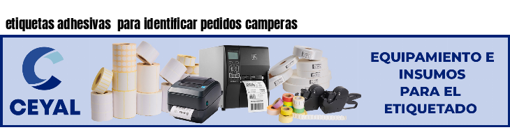 etiquetas adhesivas  para identificar pedidos camperas